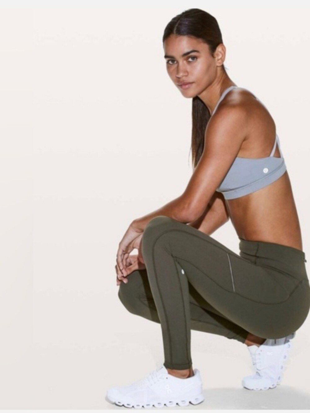 EUC- lululemon athletica Speed Up Tight *Full-On Luxtreme 28" Dark Olive Size 6